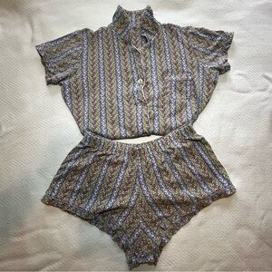 Rainbow Disco Elephant Roller Rabbit Polo Pajamas